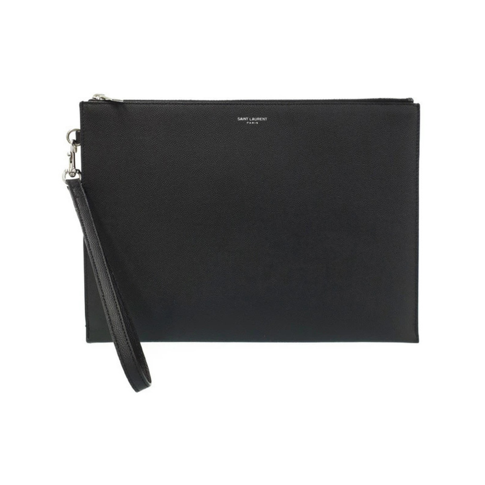 Saint Laurent Zip Tablet Holder Clutch Bag